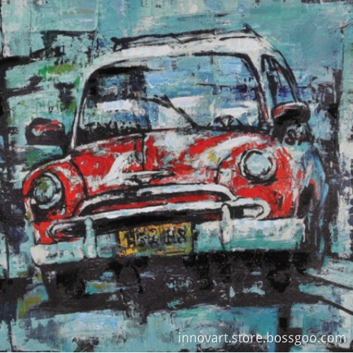 modern pop art oil painting on canvas